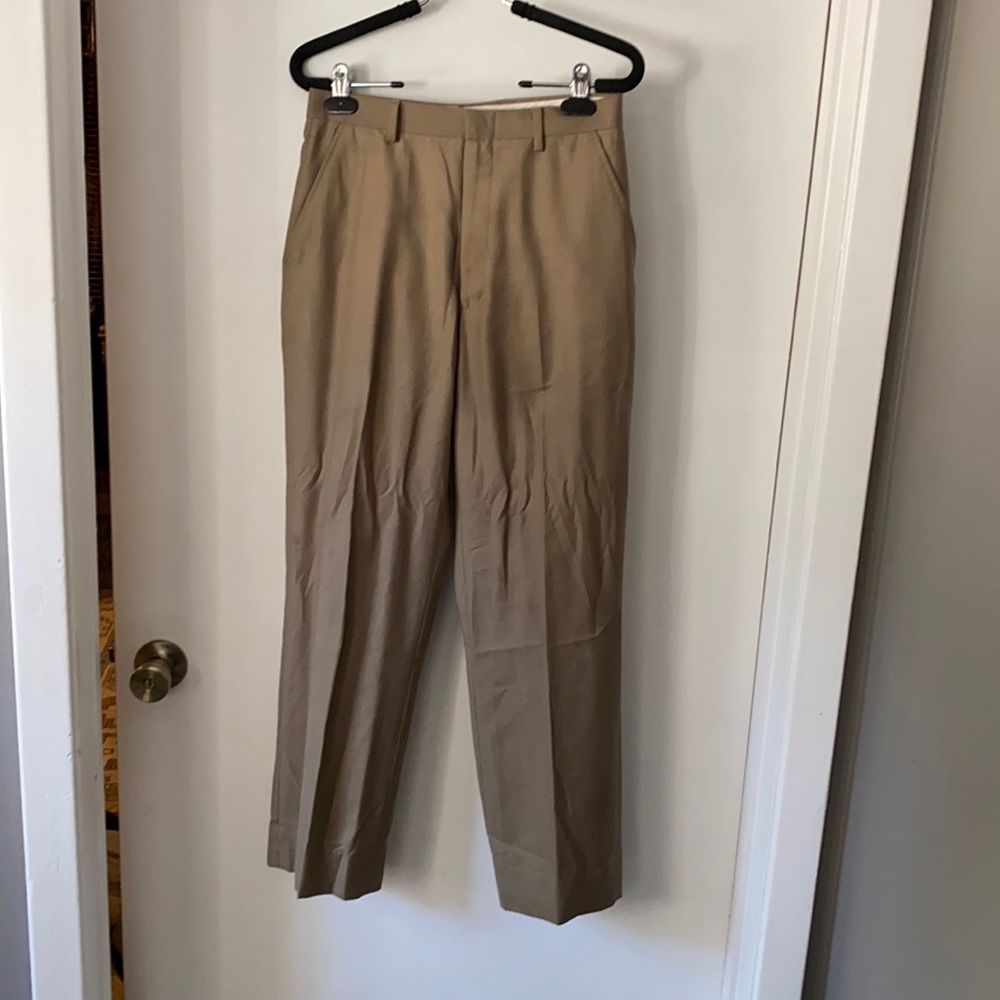 Boys Khaki Ike Behar Slacks Size 16.